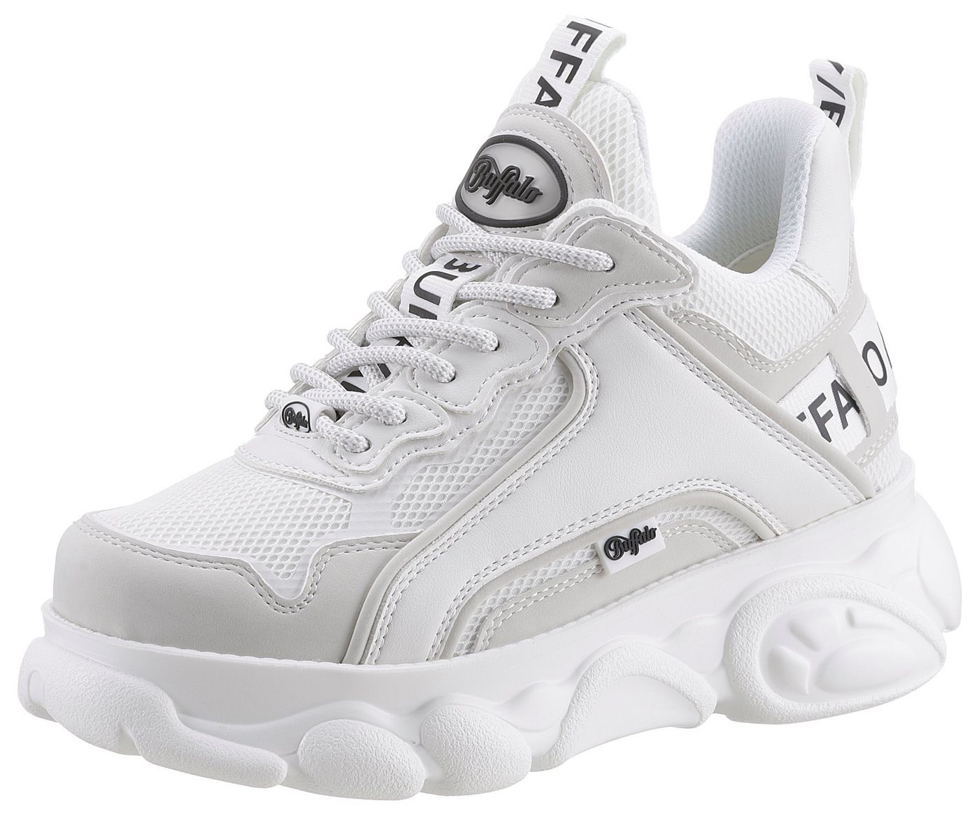Buffalo CHAI Plateausneaker, Ugly-Sneaker, Halbschuh, Schnürschuh in veganer Verarbeitung