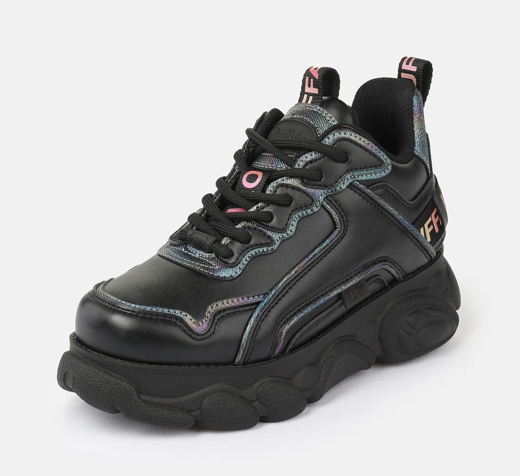 Buffalo CLD CHAI Plateausneaker, Chunky Sneaker, Halbschuh, Schnürschuh mit Logoschriftzug