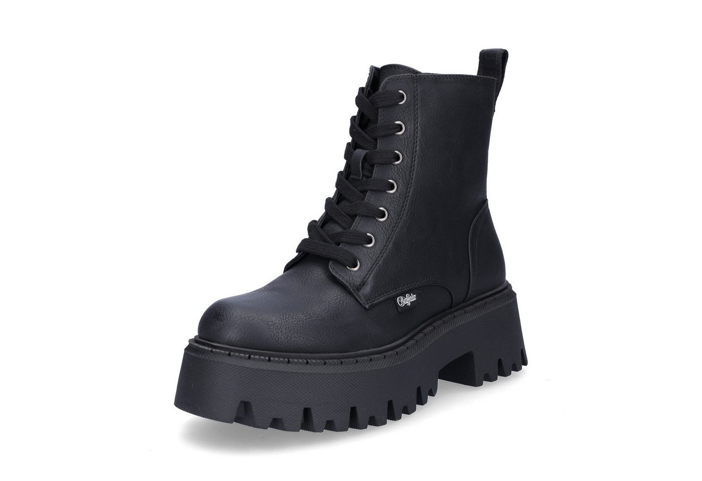 Buffalo Damen Schnürboot Aspen Lace Up schwarz Schnürboots