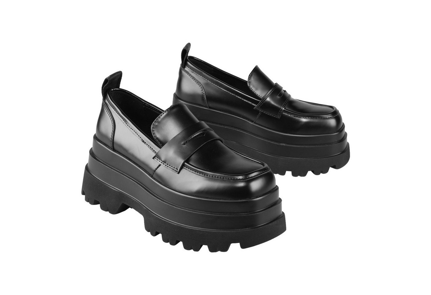 Buffalo Jupiter Loafer mit Plateausohle und Markendetails