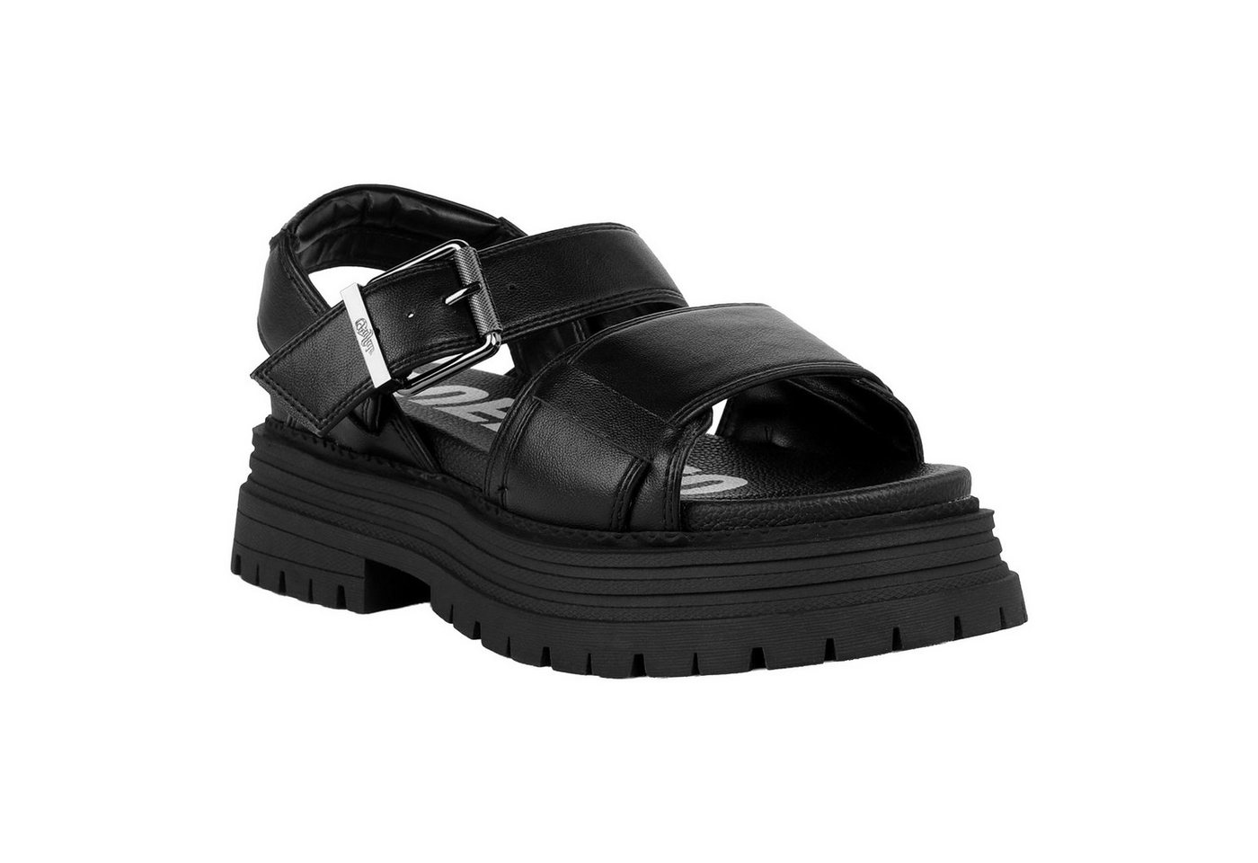 Buffalo Lennox Sandal Sandalette mit rutschfester Laufsohle