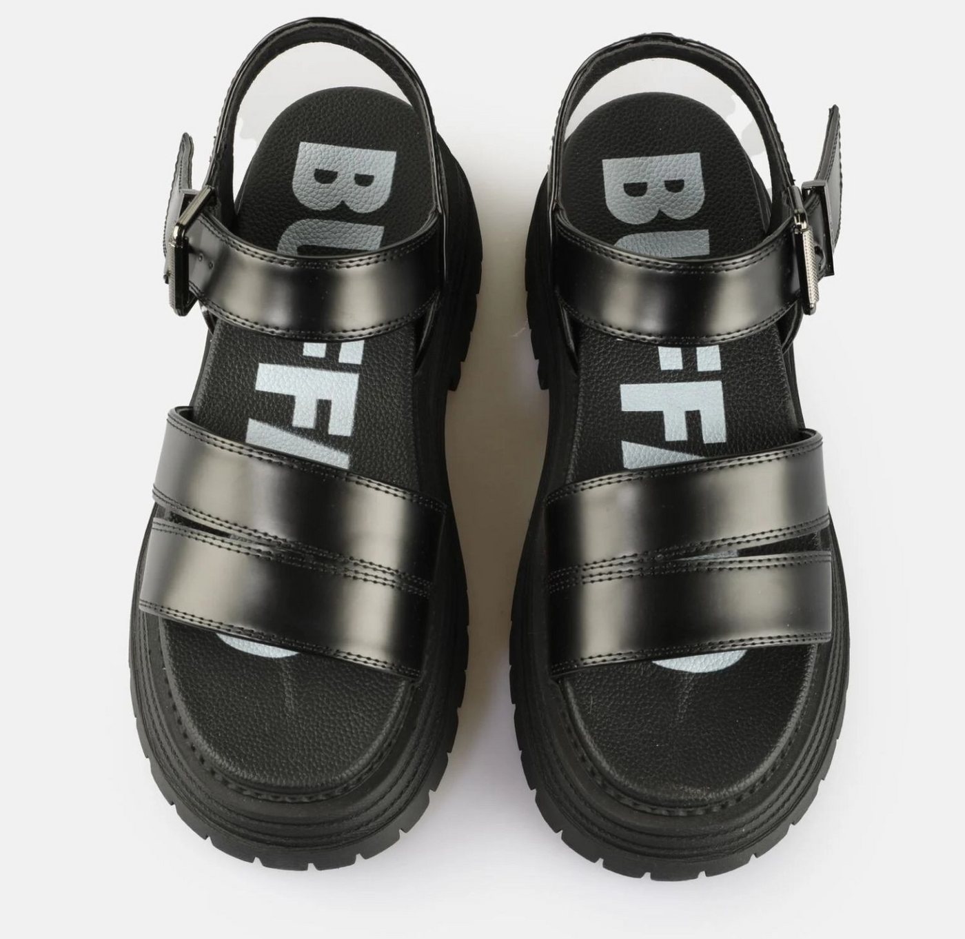 Buffalo Lennox TS Sandale Schwarz Plateausandale