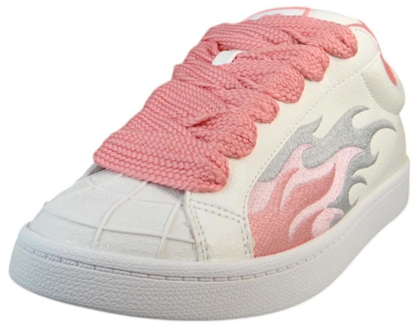 Buffalo 1636318 Liberty Low Top White Pink Sneaker