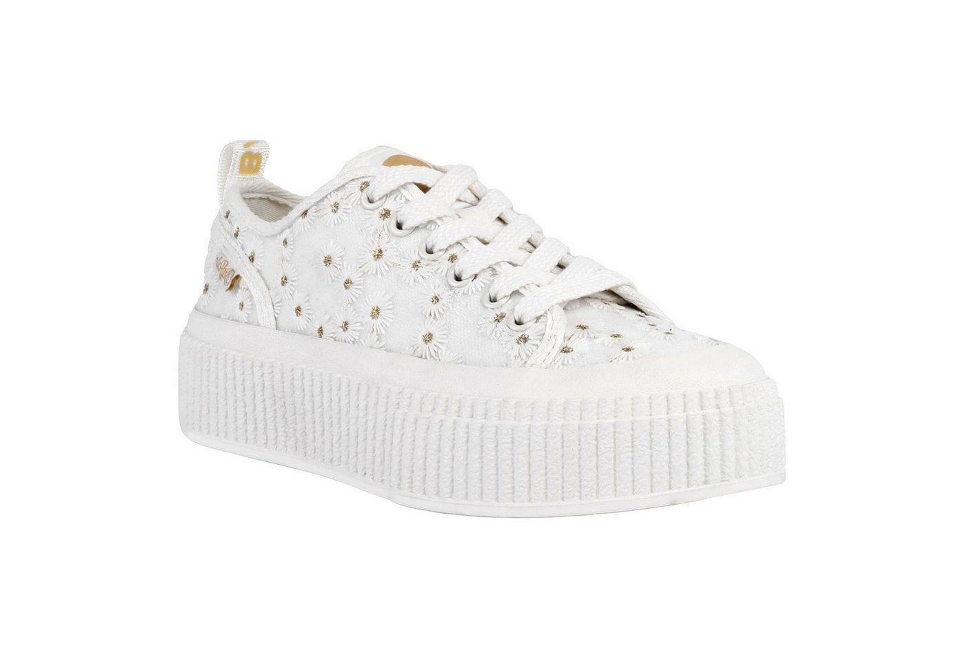 Buffalo Madison Low Bloom Sneaker mit Blümchenstickerei