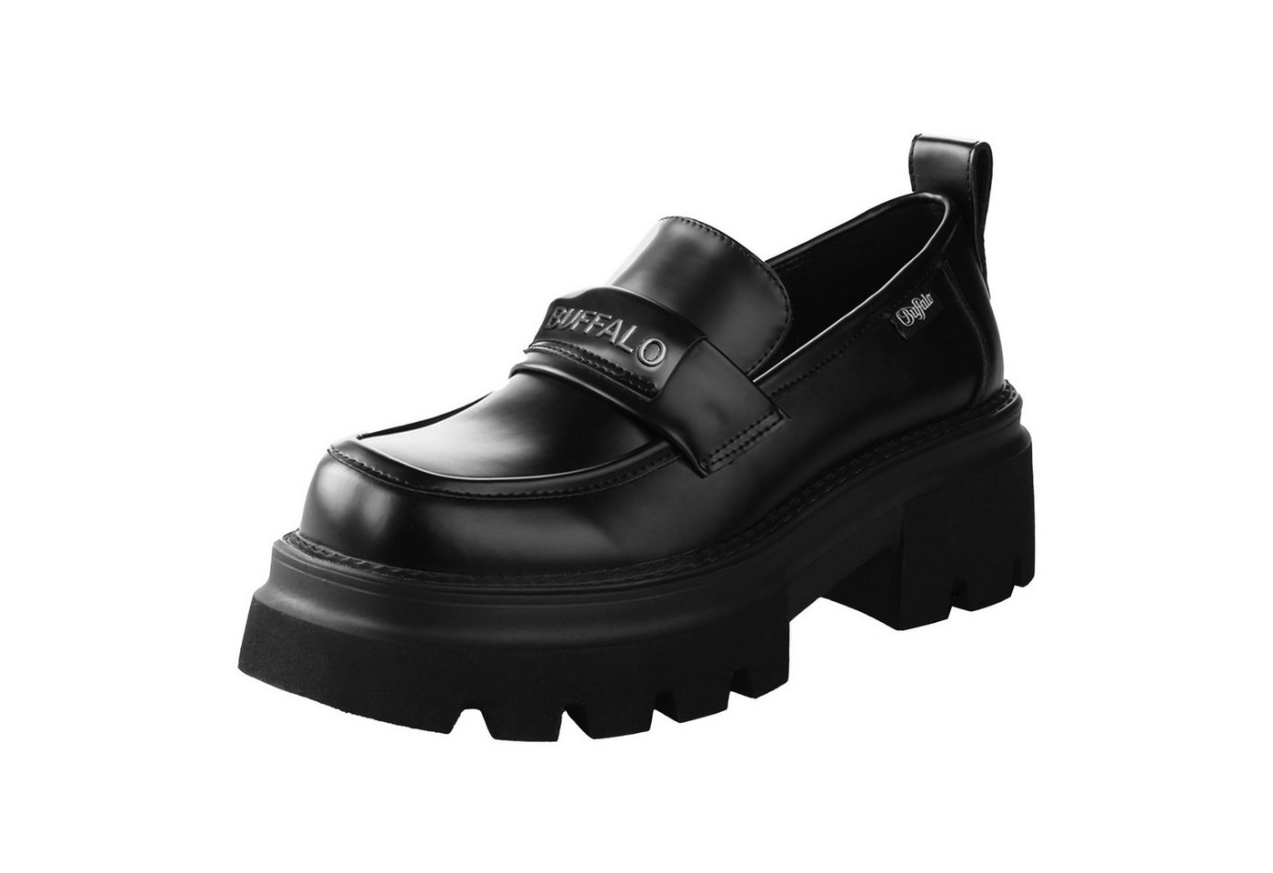 Buffalo Mave Loafer Loafer mit Plateausohle und Markendetails