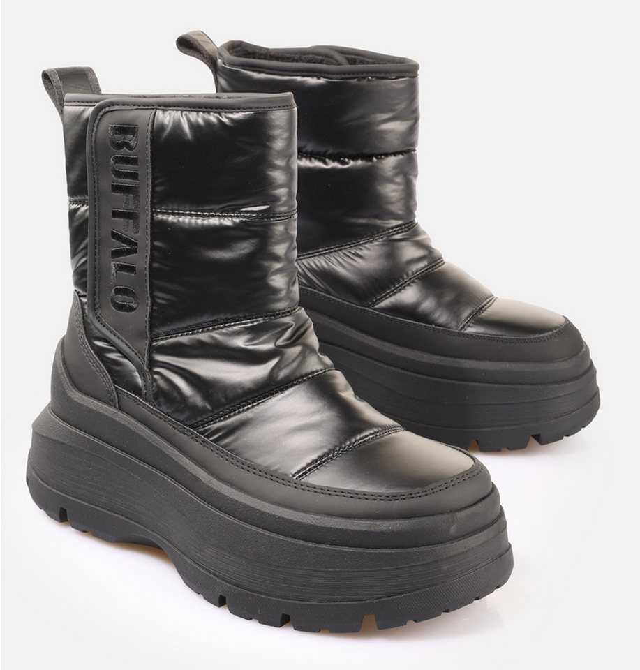 Buffalo OLYMPIA VELBOOT QUILT VEGAN Winterboots Snowboots, Schneestiefelette, Plateauboots mit Logoschriftzug