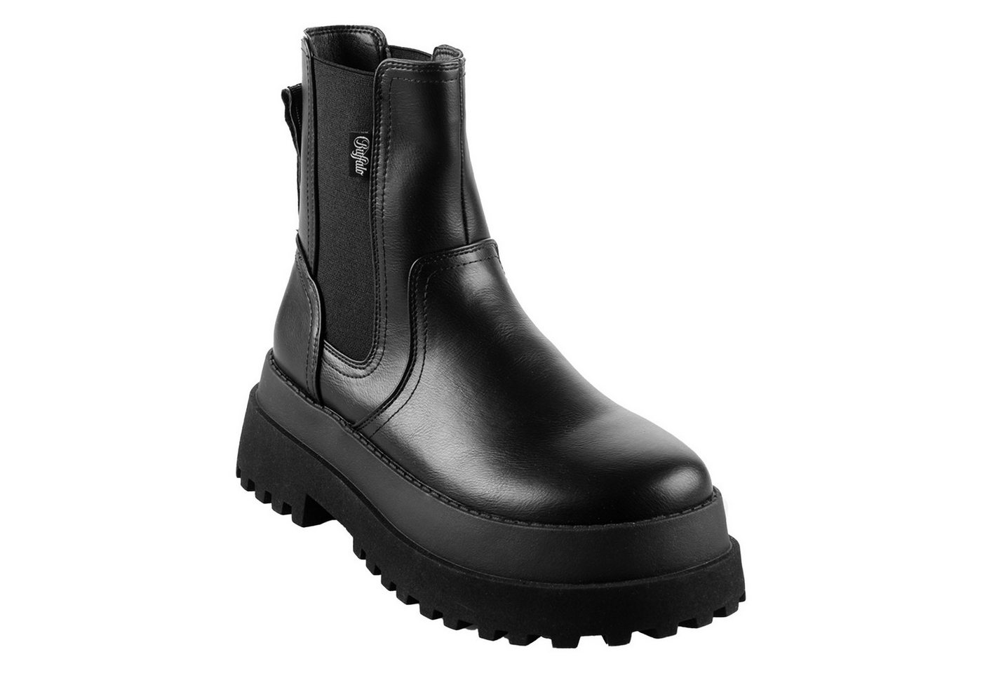 Buffalo Pluto Chelsea Stiefelette mit Plateauabsatz