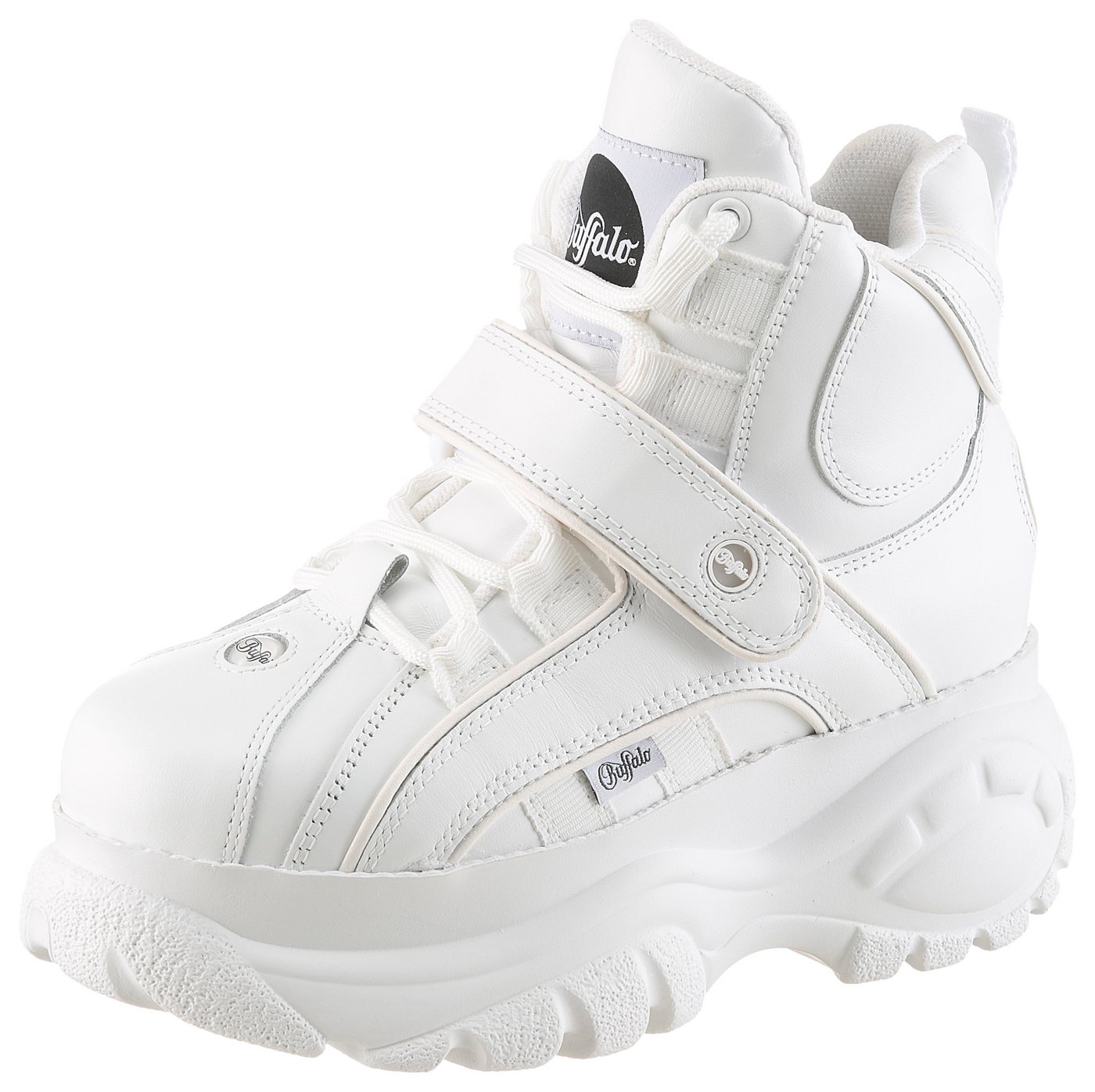 Buffalo Schnürboots High-Top Sneaker, Chunky Boots, Plateauboots mit kräftiger Laufsohle