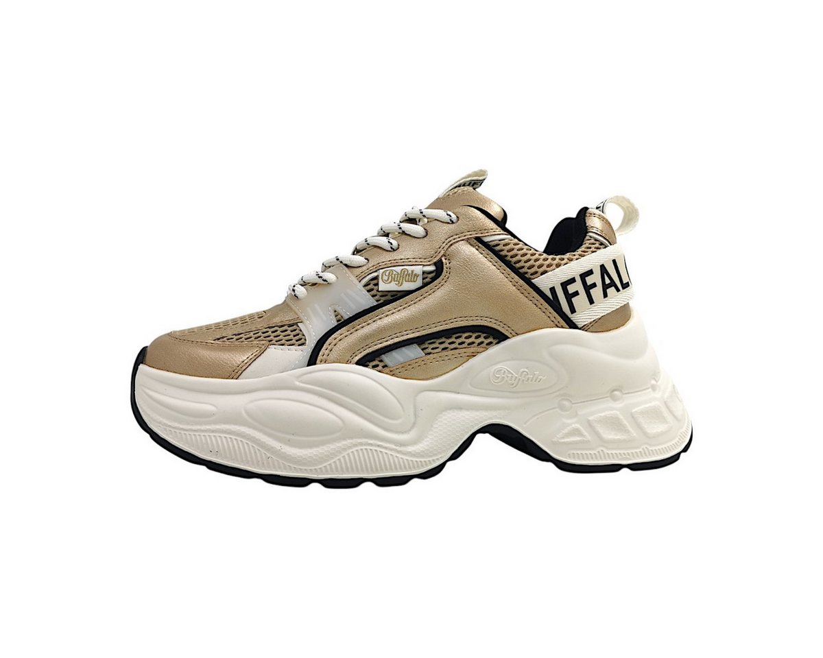 Buffalo sportlicher Schnürer Schnürschuh (gold)