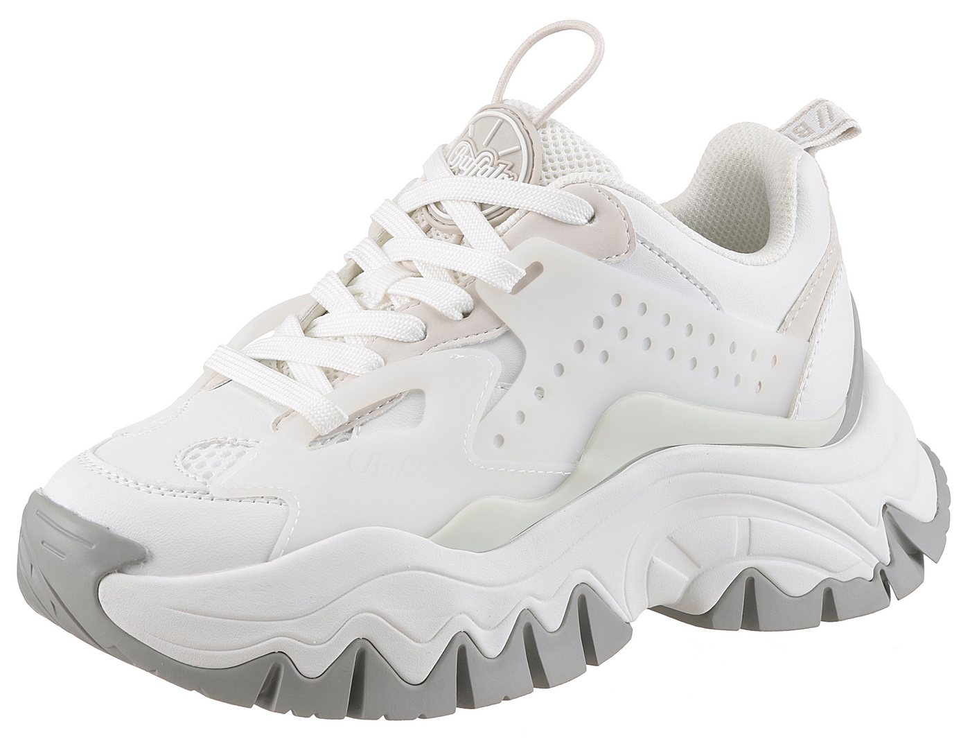 Buffalo TRAIL ONE Plateausneaker, Schnürschuh, Chunky Sneaker, Halbschuh mit Plateausohle