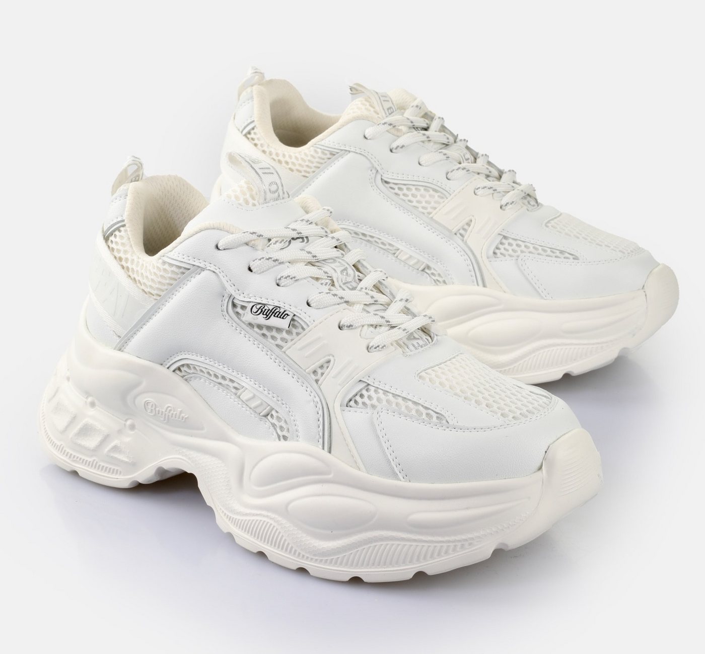 Buffalo YUNO Plateausneaker Chunky-Sneaker, Schnürschuh, Leichtgewicht mit Memory Foam-Innensohle