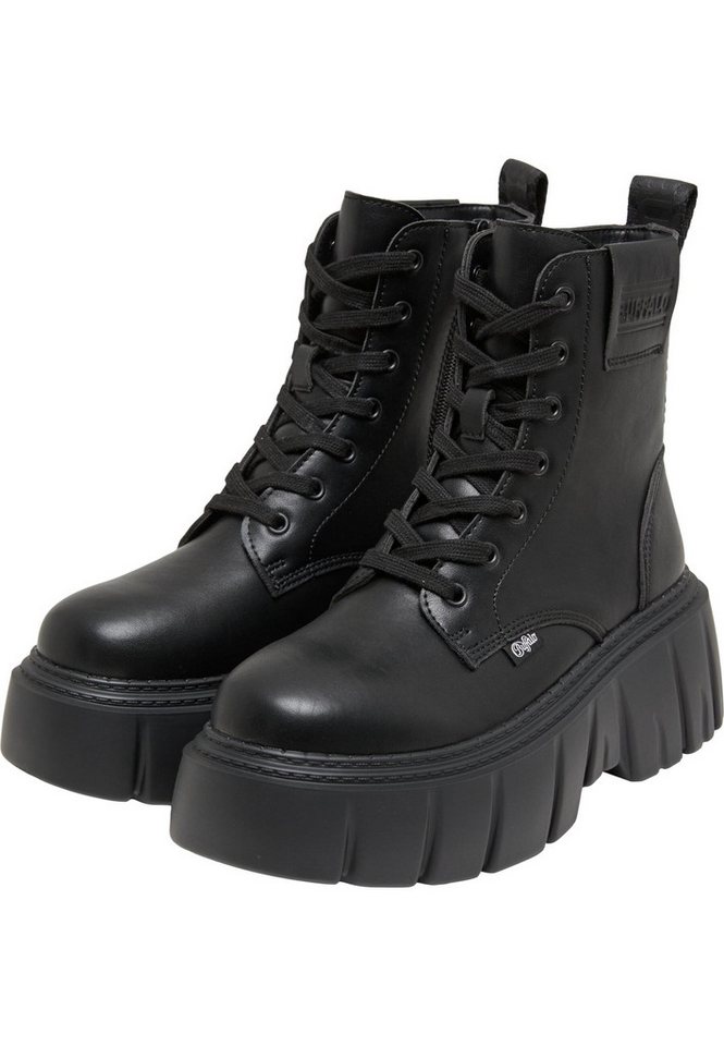 Buffalo ZESPHER LACE UP MID - VEGAN NAPPA Stiefel
