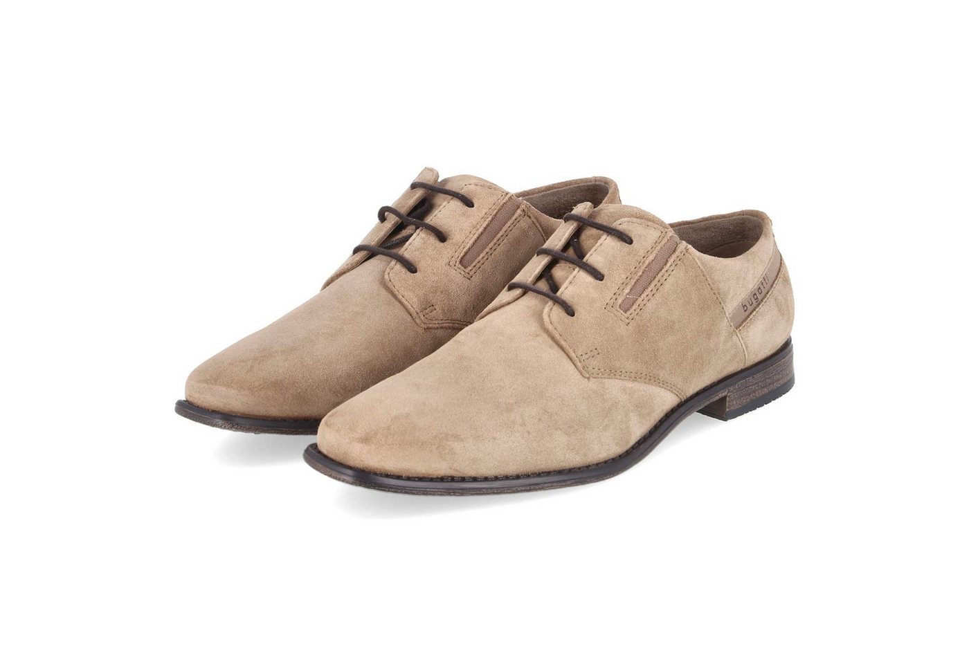 Bugatti 311960111400-5300 Herren Rauleder sand Schnürschuh