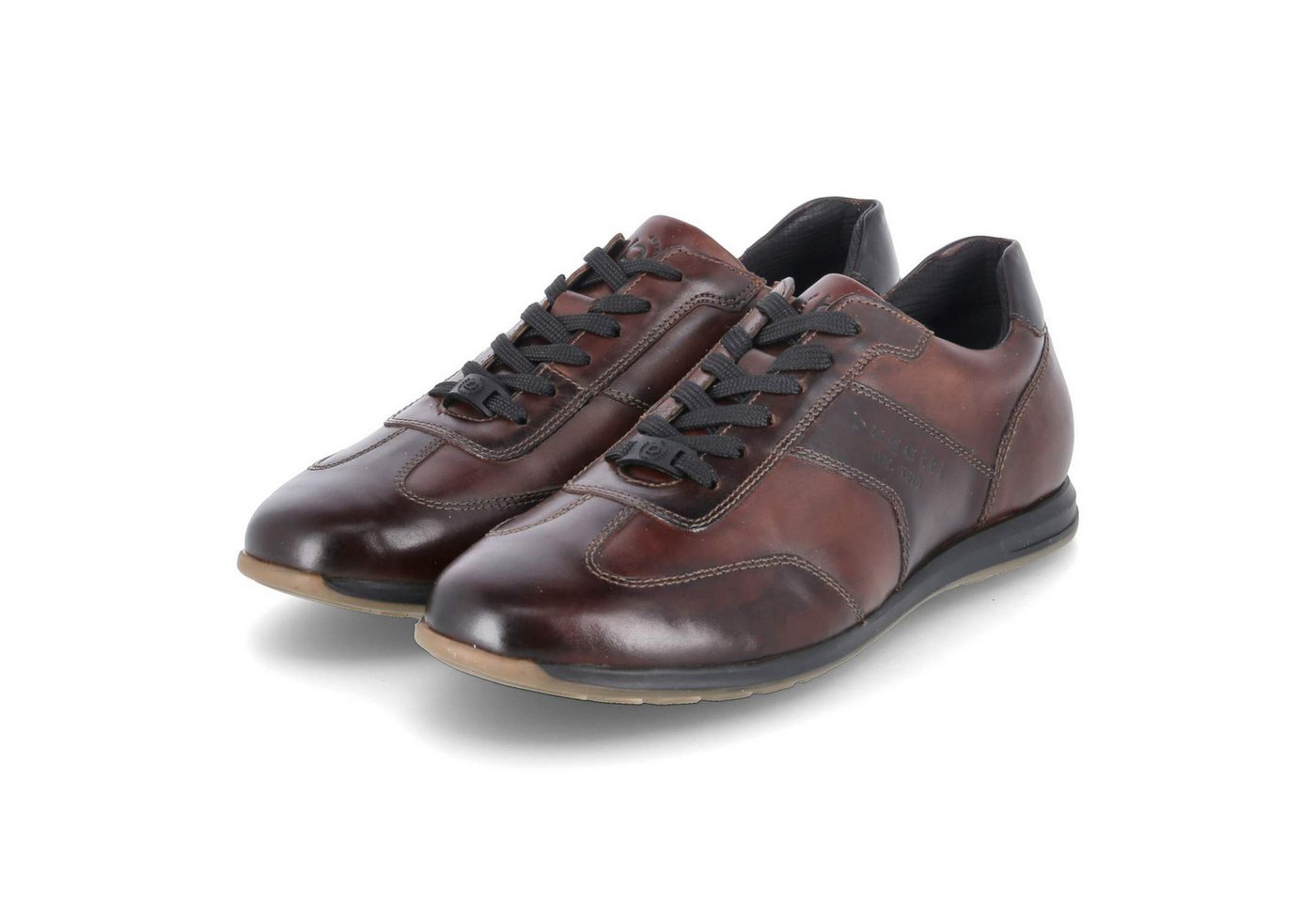 Bugatti 311A9Q141100-6300 Herren Glattleder braun Schnürschuh