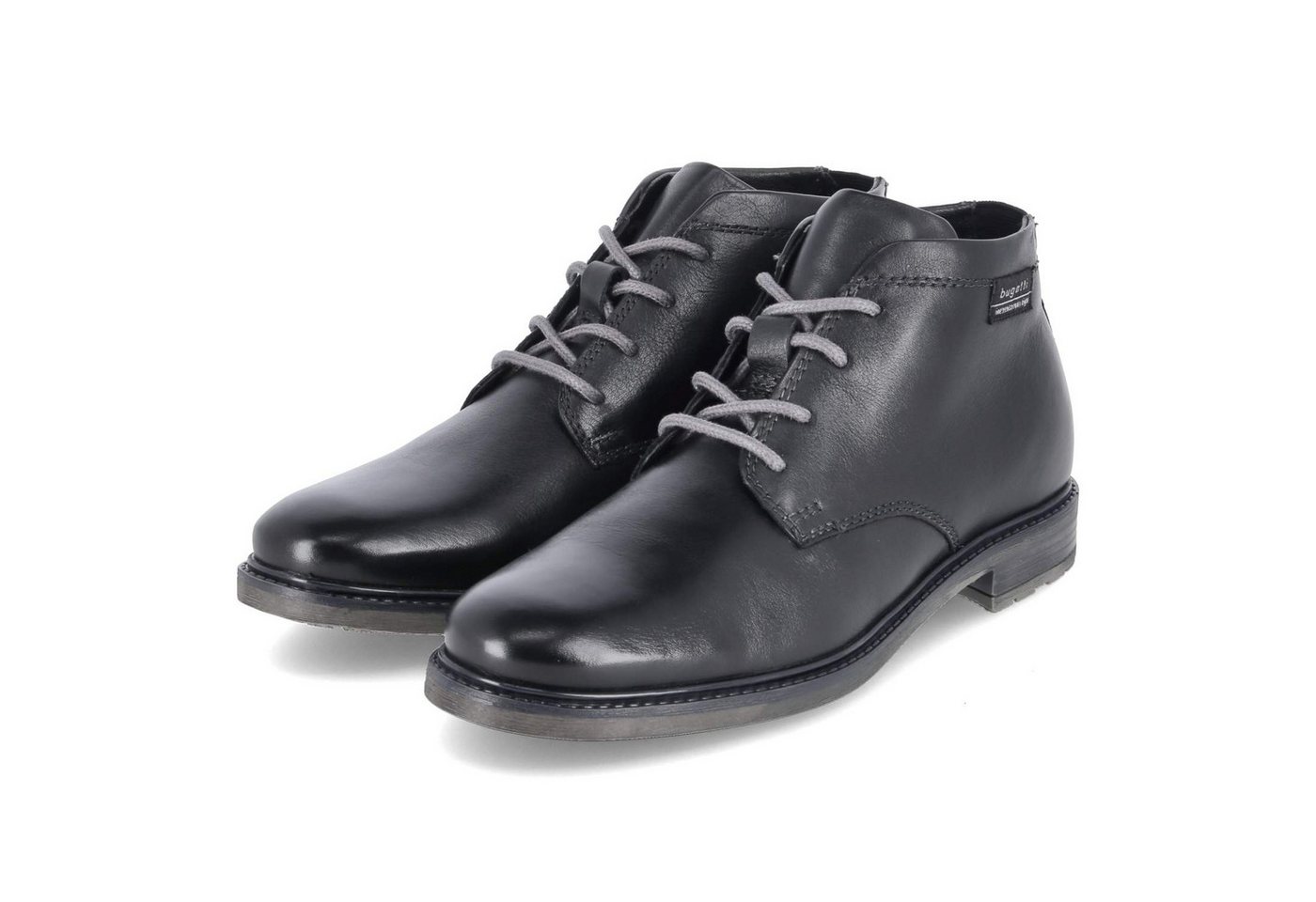 Bugatti 3159573F1000-1000 SP Herren Glattleder schwarz Schnürstiefel