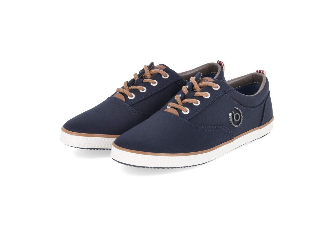 Bugatti 321502046900-4100 Herren Textil blau Schnürschuh
