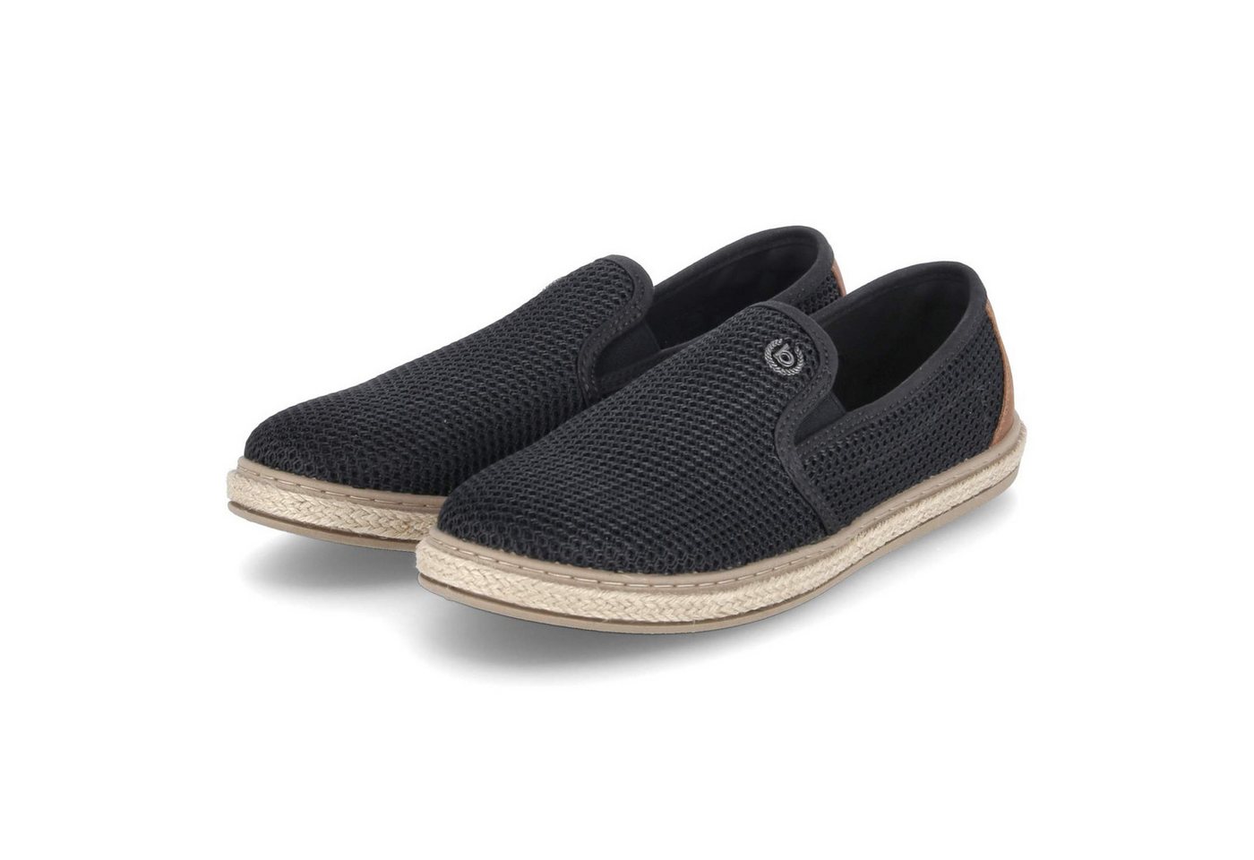 Bugatti 321ASP616900-1000 Herren Textil & Synthetik schwarz Slipper