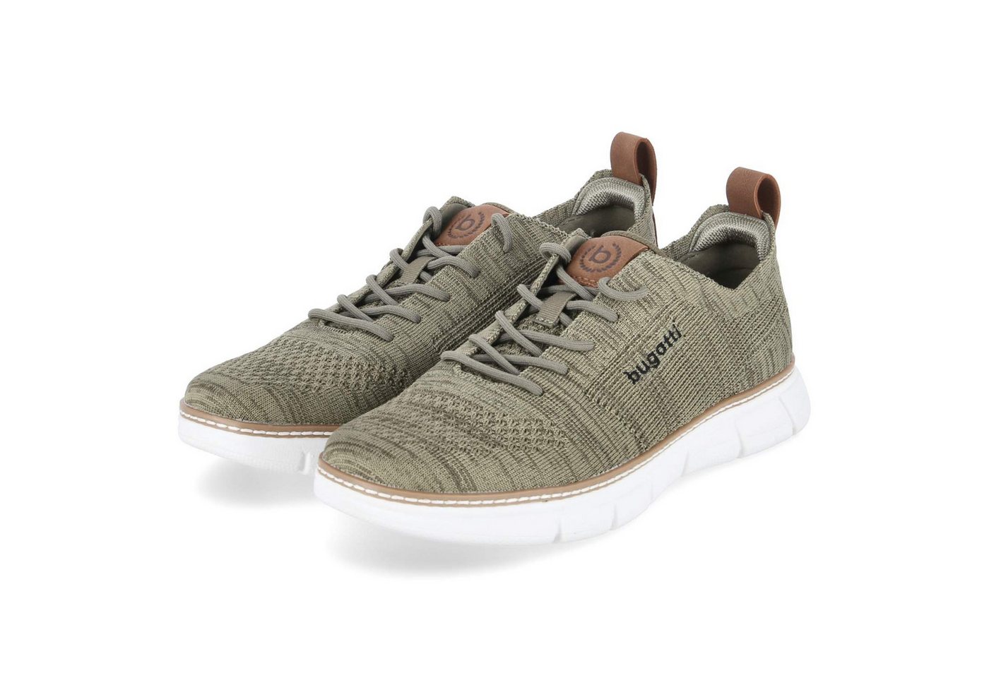 Bugatti 321ASR016900-7200 Herren Textil gruen Schnürschuh