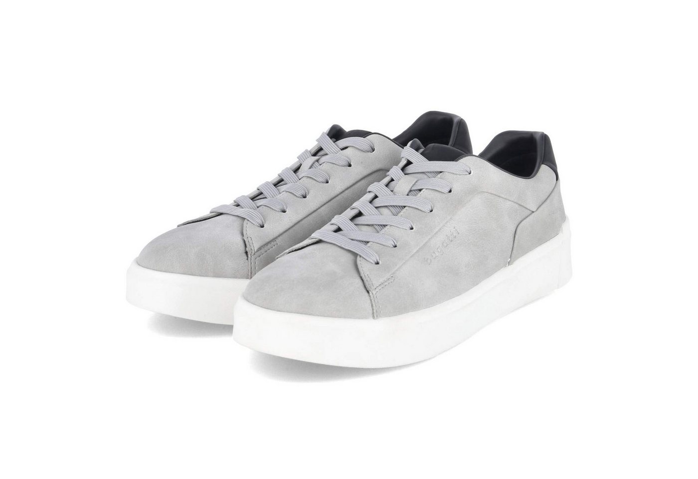 Bugatti 322AMU015000-1200 Herren Synthetik grau Schnürschuh