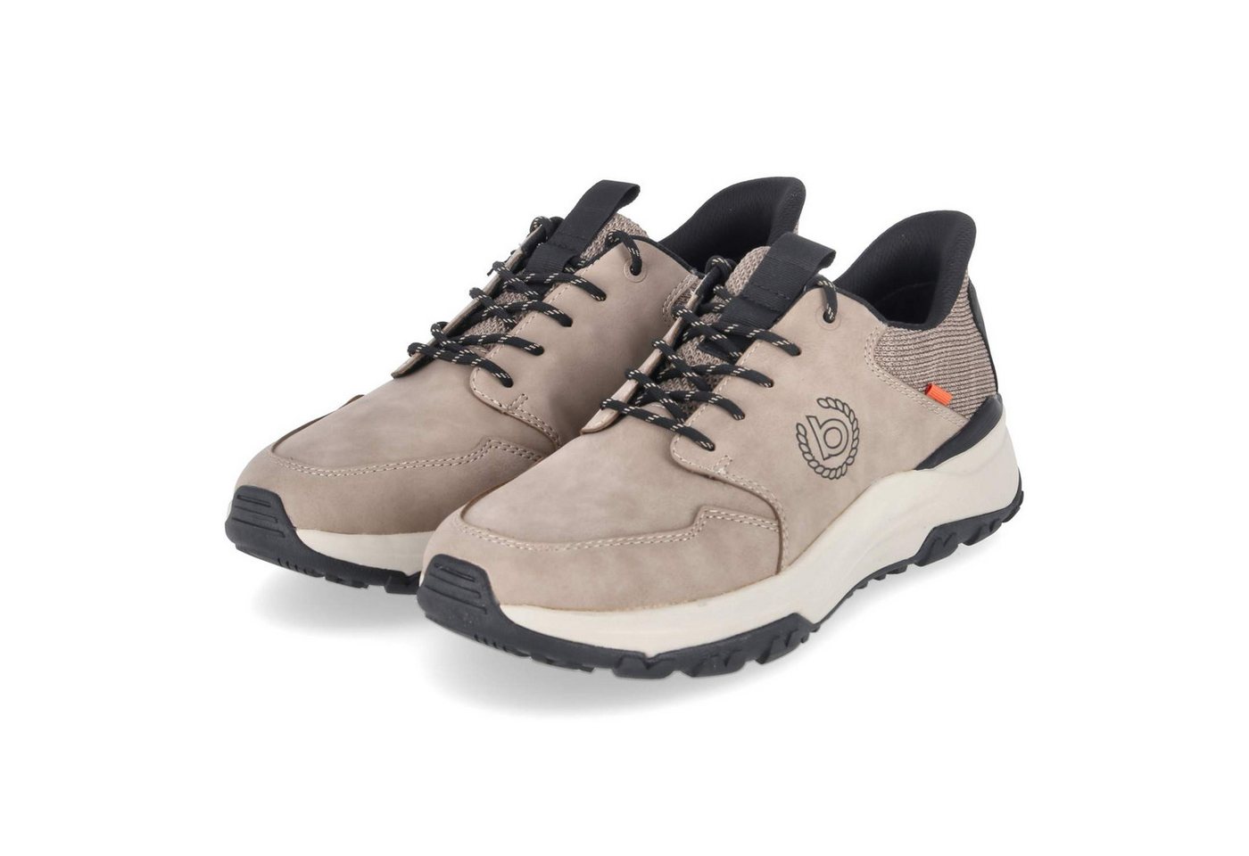 Bugatti 322AVL025500-5200 Herren Textil & Synthetik beige Schnürschuh