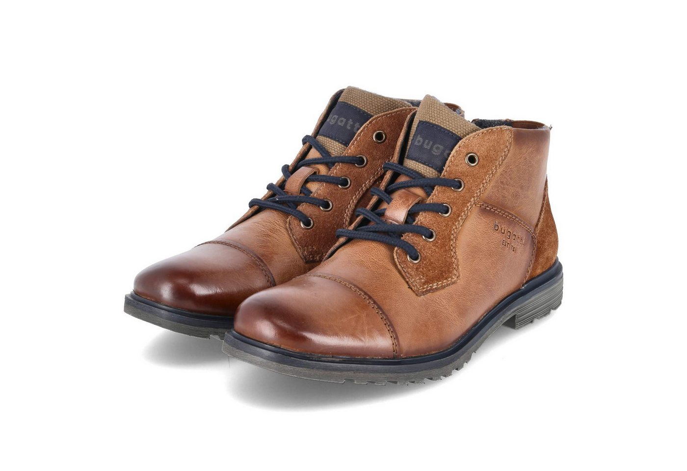 Bugatti 325A0U3U3500-6300 SP Herren Leder braun Schnürstiefel