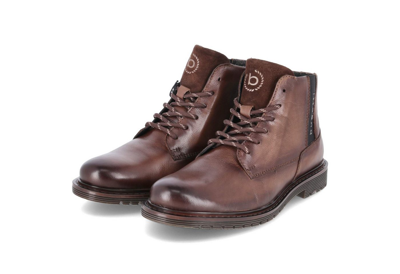 Bugatti 325ATE321000-6000 SP Herren Glattleder braun Schnürstiefel