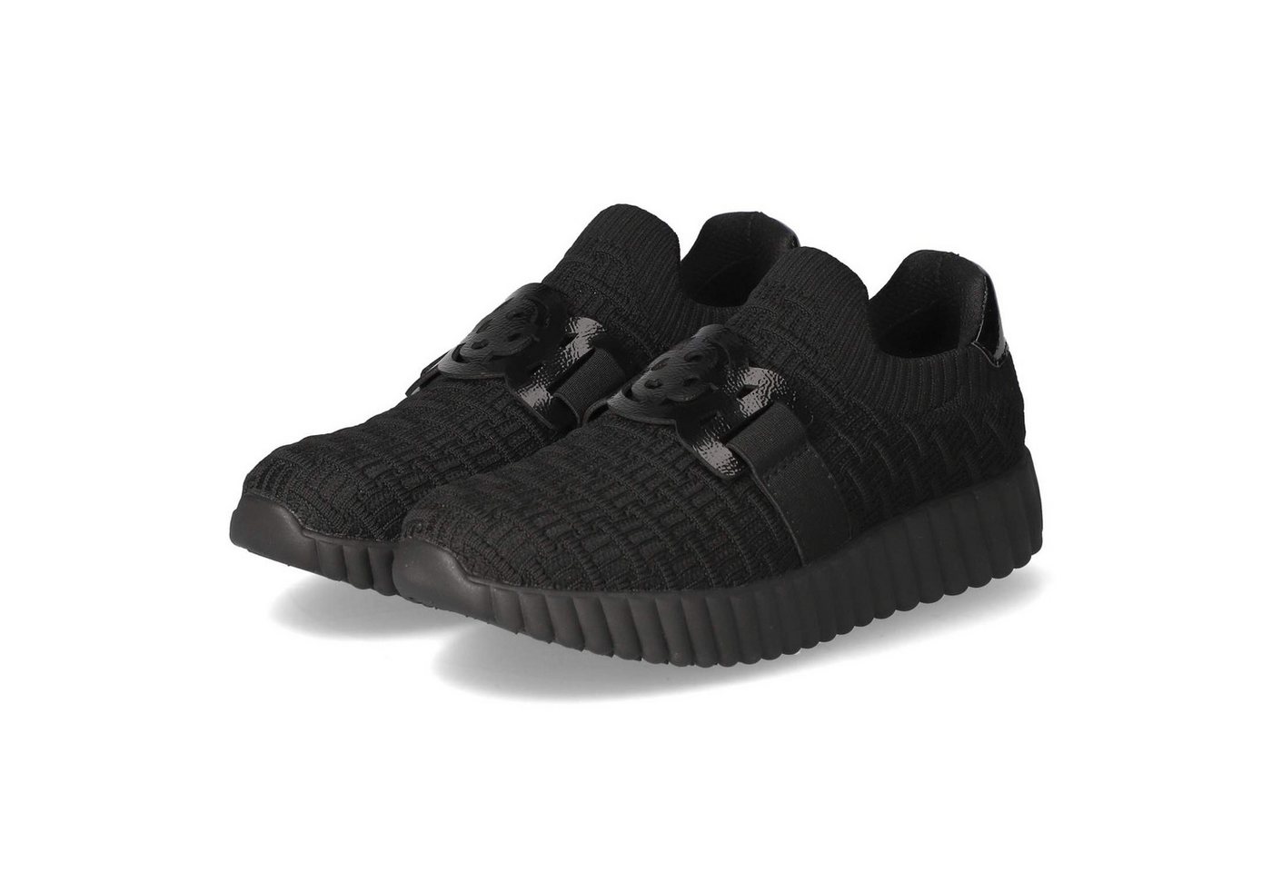 Bugatti 435AI6606957-1010 SP Damen Textil schwarz Slipper