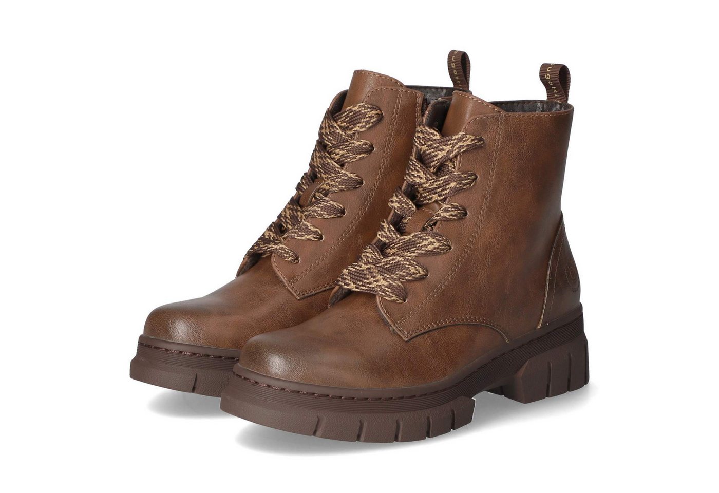 Bugatti 435ANC355000-6100 SP Damen Synthetik braun Schnürstiefel