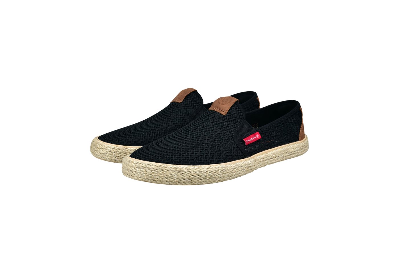Bugatti Espadrille Slipper, Schlupfschuh, Sommerschuh mit Kontrastdetails