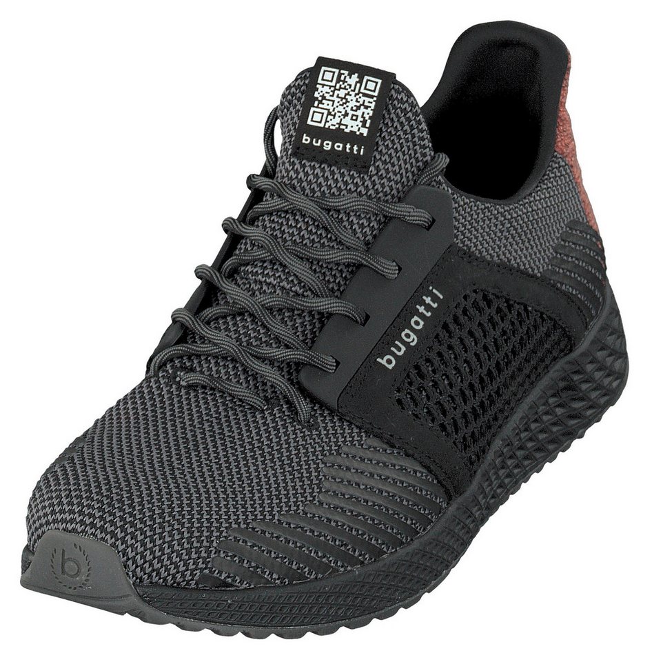 Bugatti Keilsneaker, Freizeitschuh, Halbschuh, Schürer mit Kontrastbesatz an der Ferse