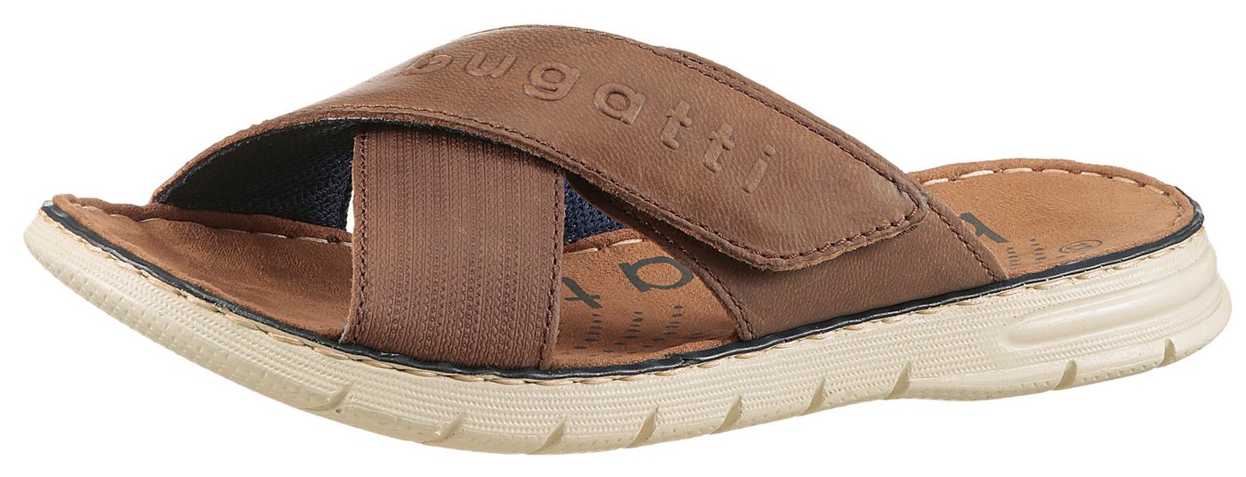 Bugatti Pantolette mit praktischem Klettverschluss