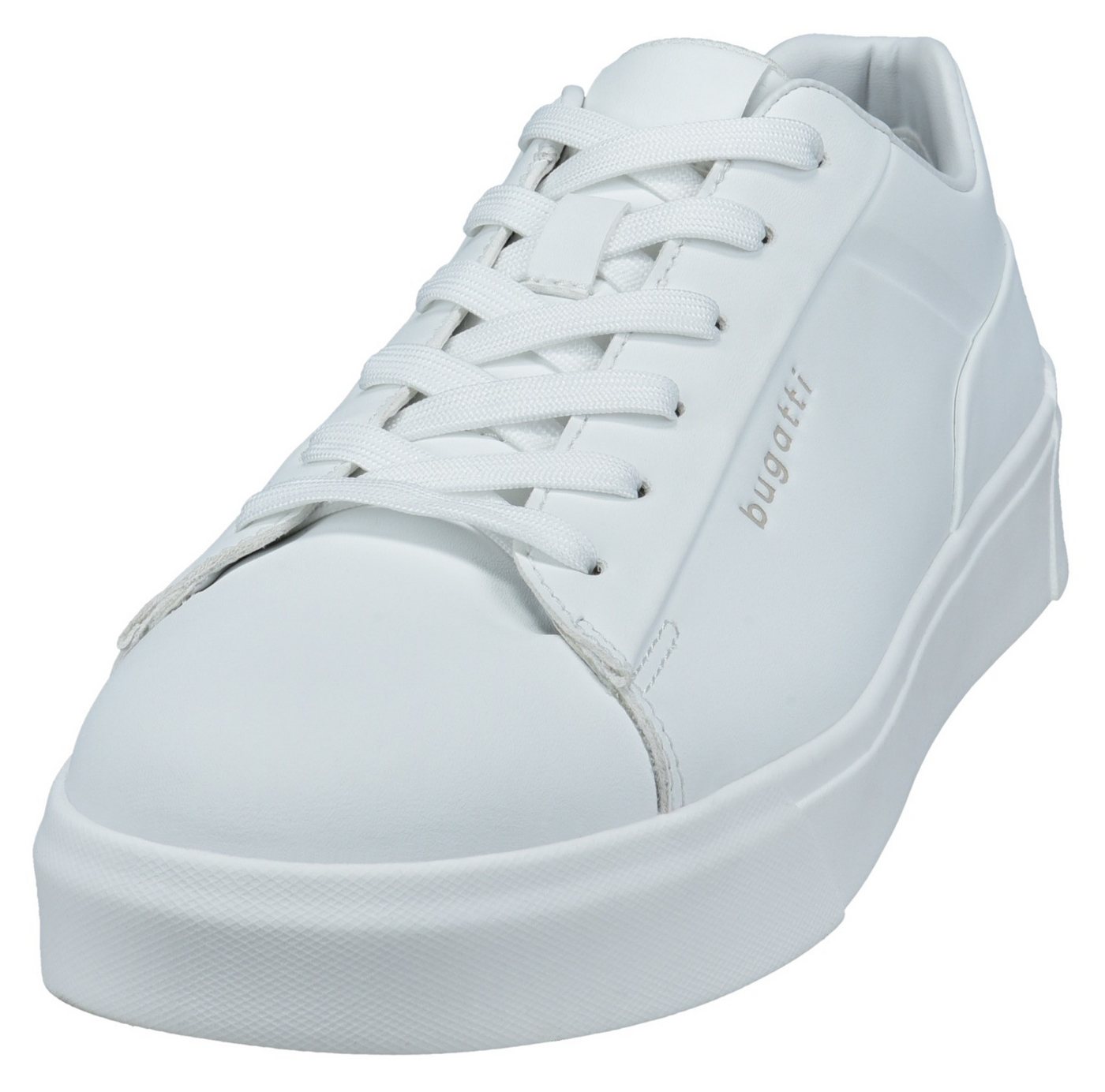 Bugatti Plateausneaker, Freizeitschuh, Halbschuh, Schnürschuh mit seitlicher Logoprägung