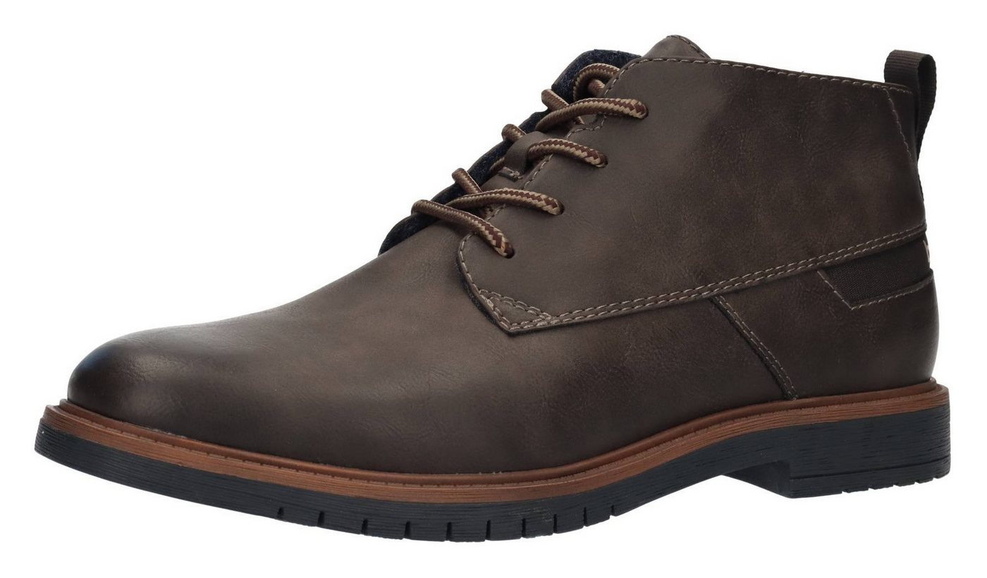 Bugatti Schnürboots Desertboots, Winterboots, Stiefelette mit griffiger Profilsohle