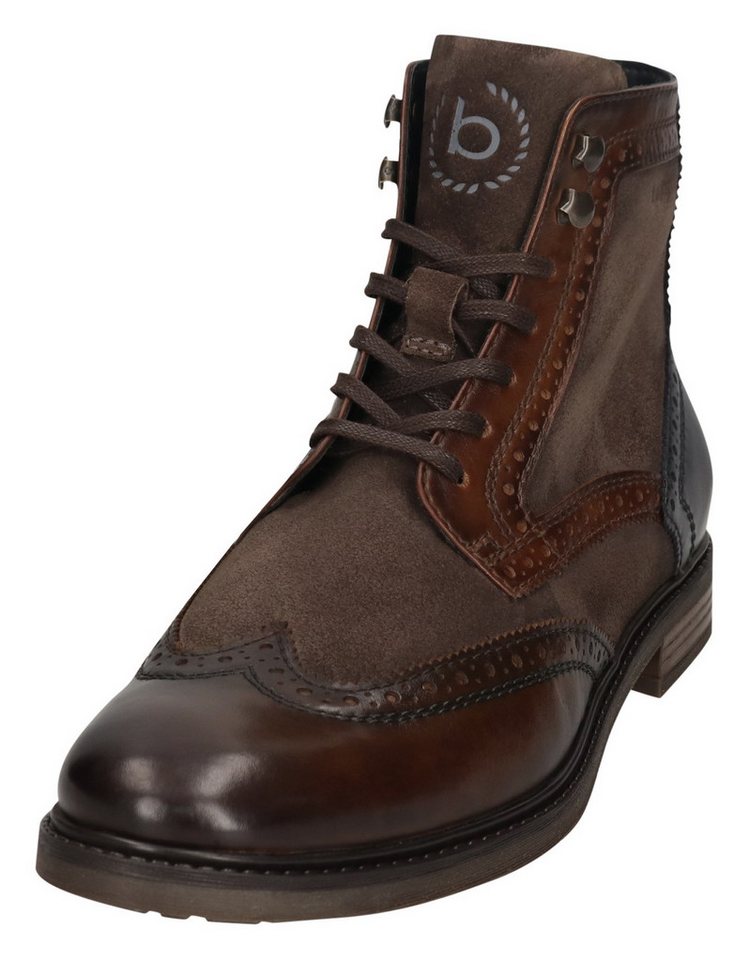 Bugatti Schnürboots Stiefel, Anzugschuh, Boots mit eleganter Flügelkappe