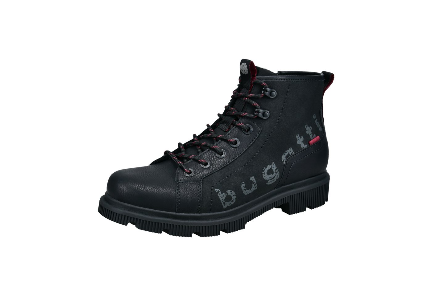 Bugatti Schnürboots Winterboots, Herrenschuh mit Profilsohle