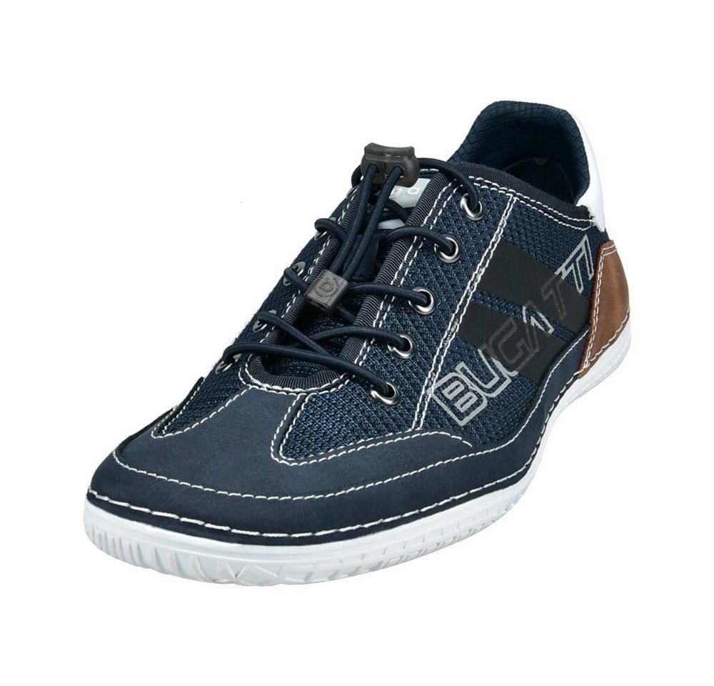 Bugatti - Schnürer - Blau Slipper