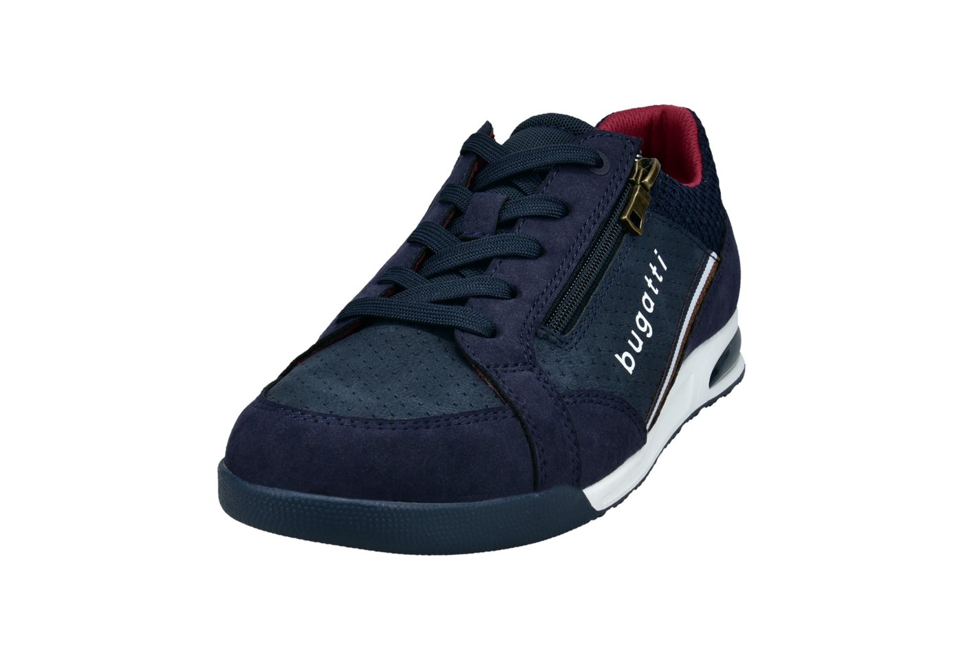 Bugatti Schnürschuh (blau/braun)