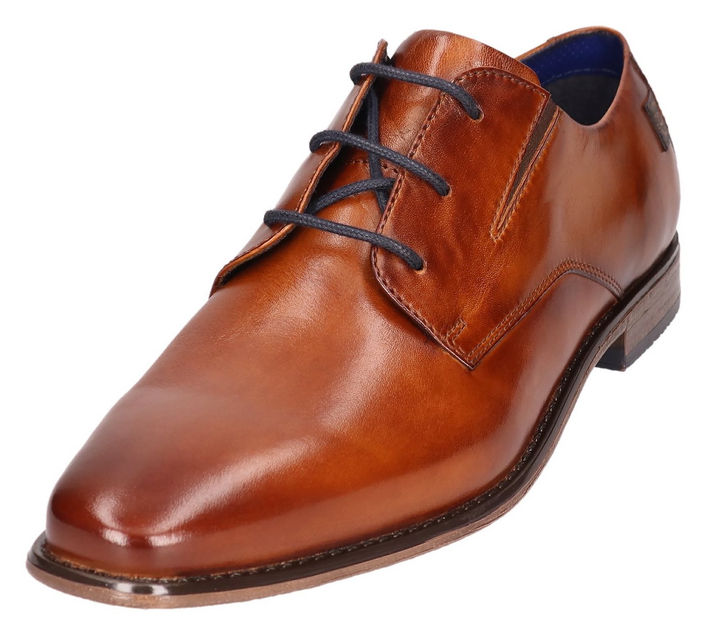 Bugatti Schnürschuh Business Schuh, Anzugschuh mit feinem Blockabsatz