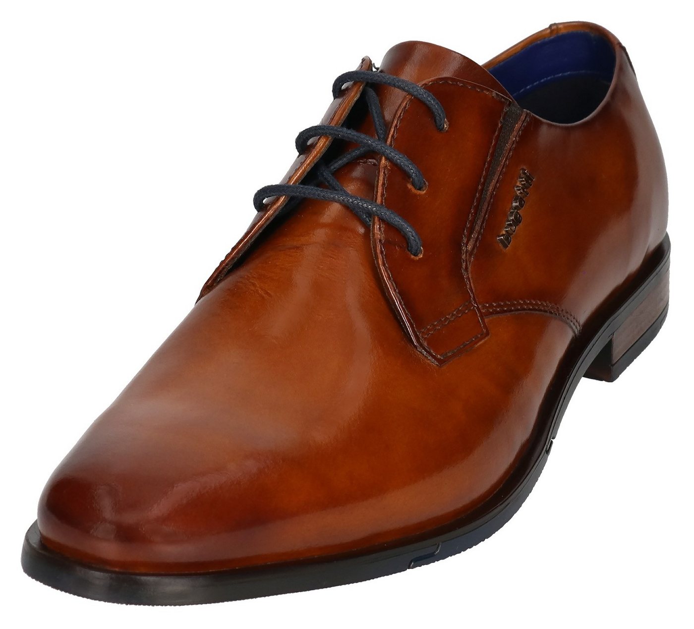 Bugatti Schnürschuh, Businesschuh, Abendschuh, Festtagsschuh mit seitlichem Logoemblem