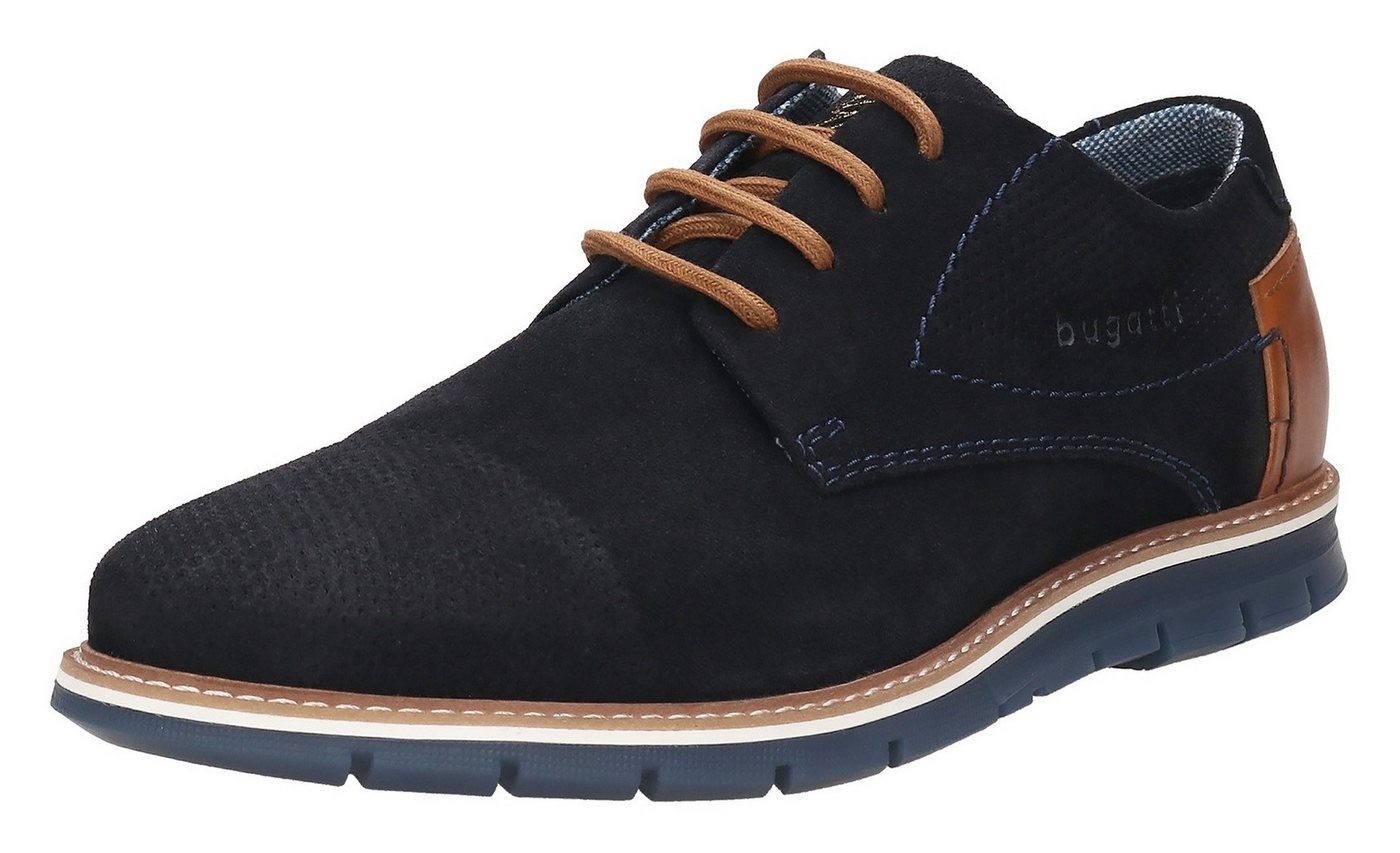 Bugatti Schnürschuh, Freizeitschuh, Halbschuh, Sneaker mit Ziernähten