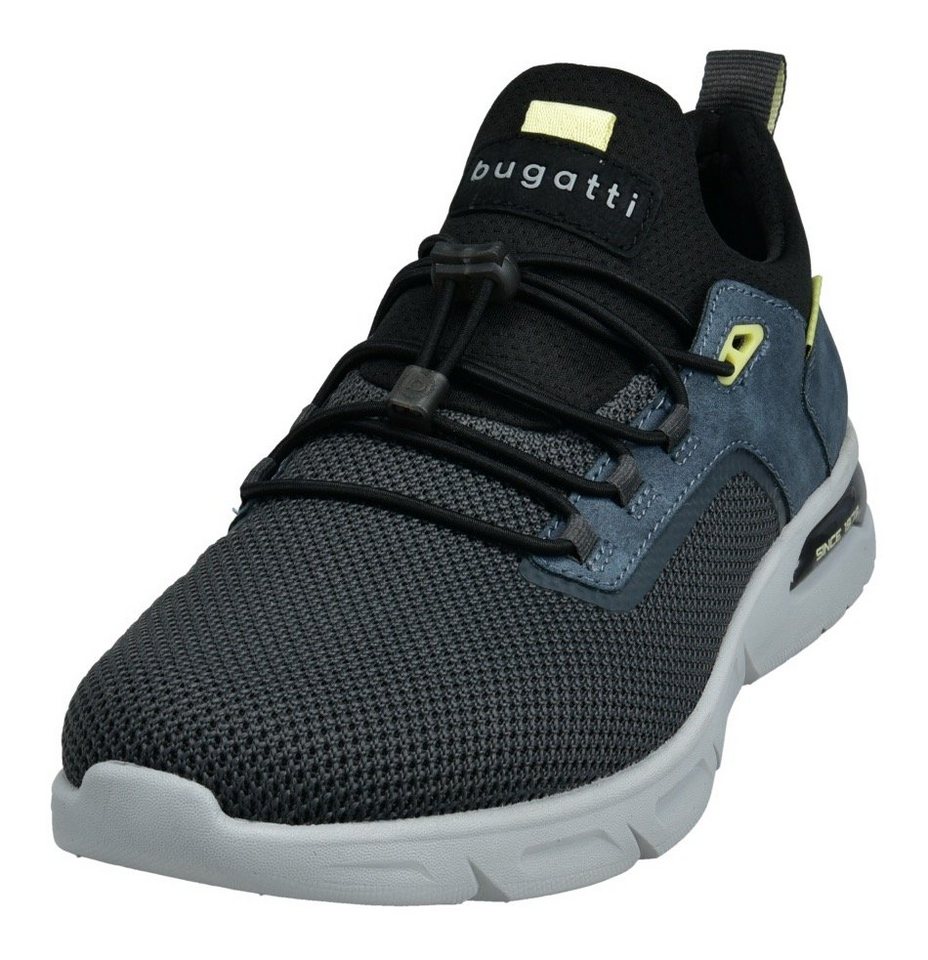 Bugatti Slip-On Sneaker, Freizeitschuh, Halbschuh, Schlupfschuh mit elastischer Schnürung