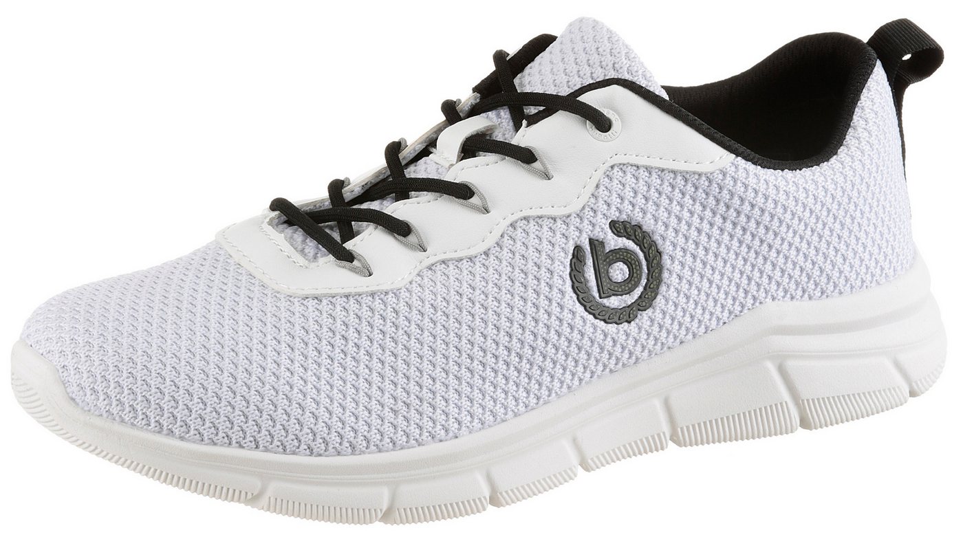 Bugatti Slip-On Sneaker, Freizeitschuh, Halbschuh, Slipper mit elastischen Schnürsenkeln