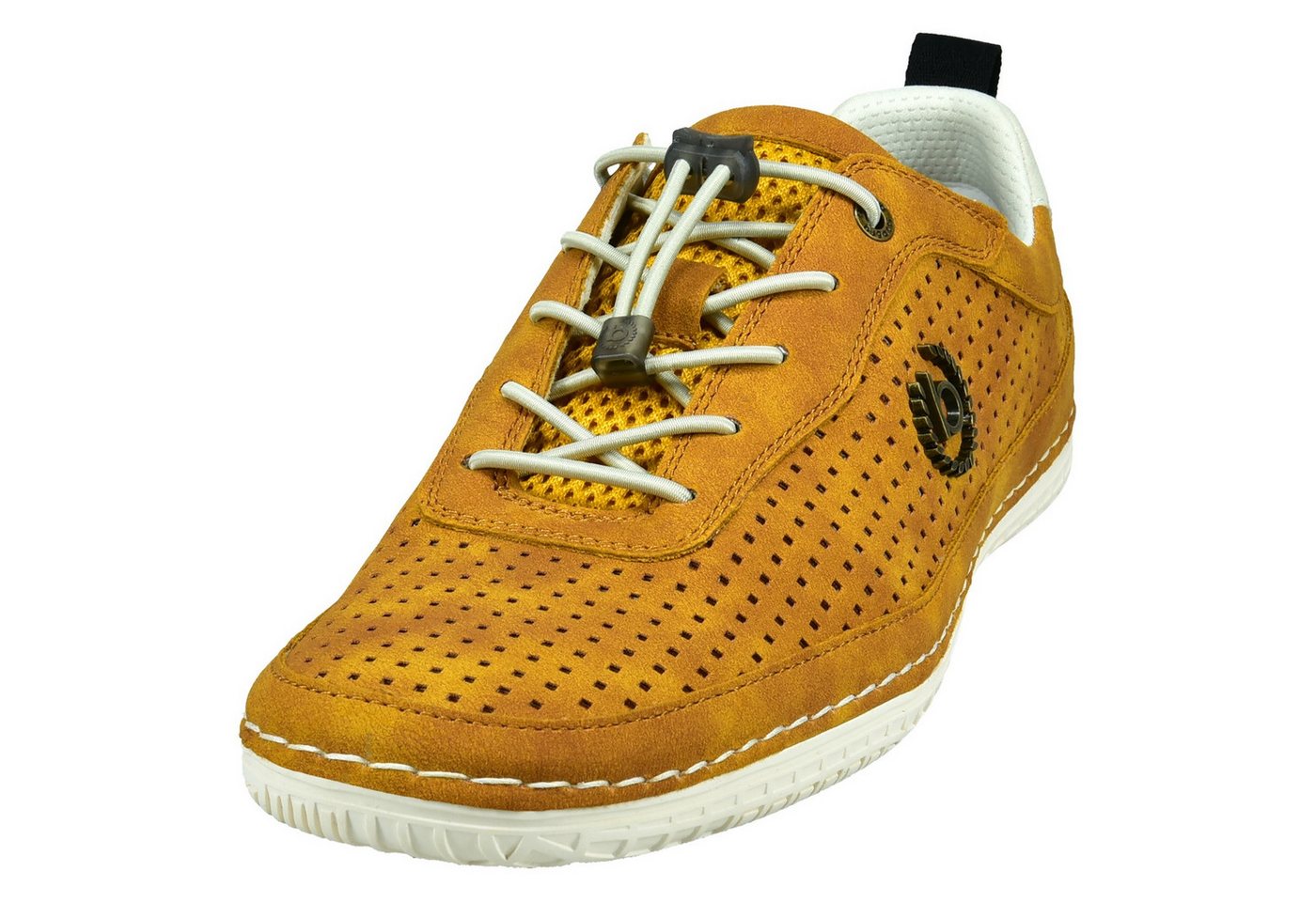 Bugatti Slip-On Sneaker, Freizeitschuh, Halbschuh, Slipper mit Lochmuster