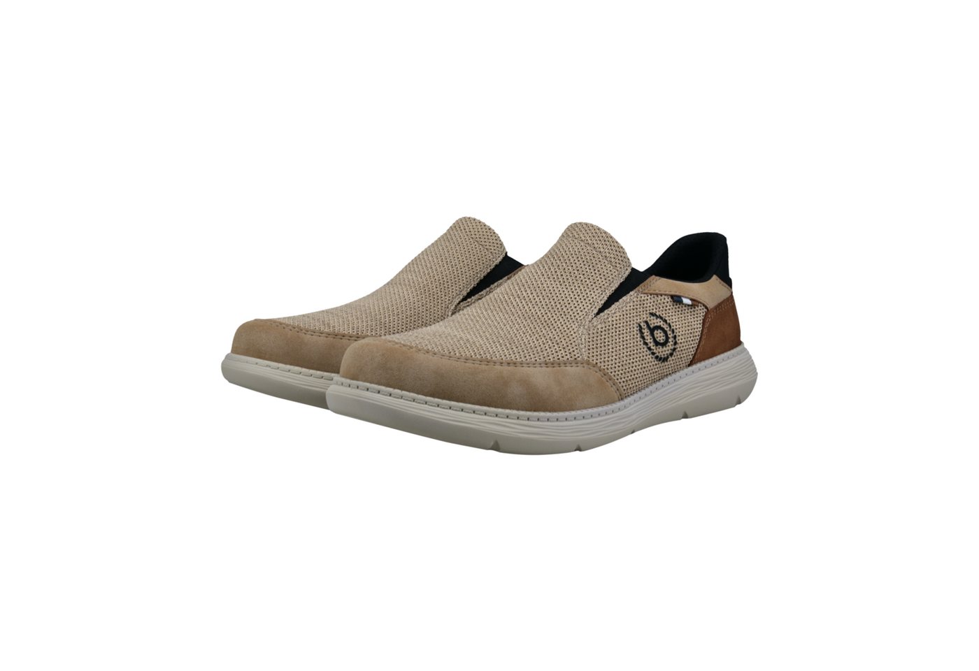 Bugatti Slip-On Sneaker, Freizeitschuh, Schlupfschuh, Slipper mit Logo-Icon
