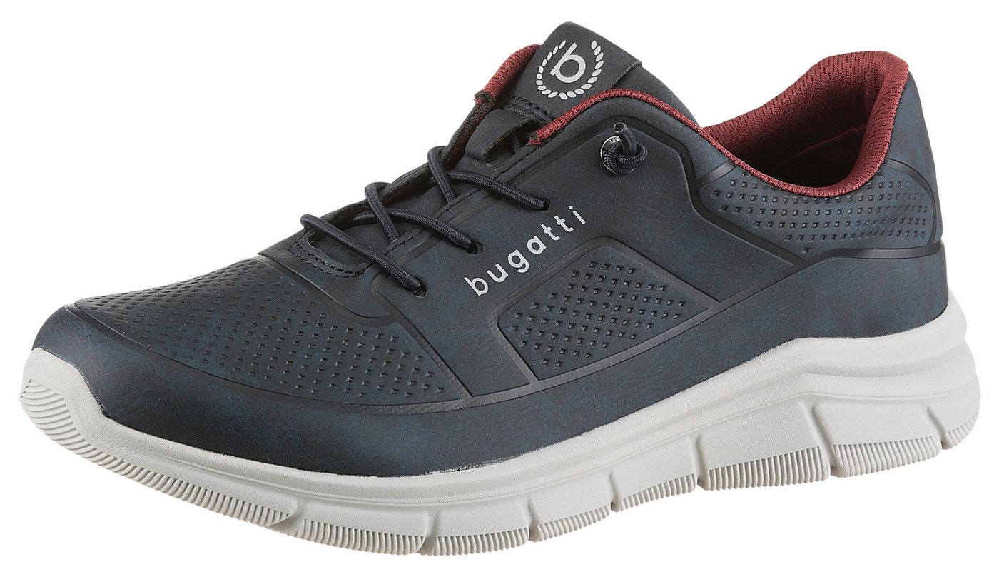 Bugatti Slip-On Sneaker Sneaker, Schlupfschuh, Freizeitschuh mit Logoverzierung