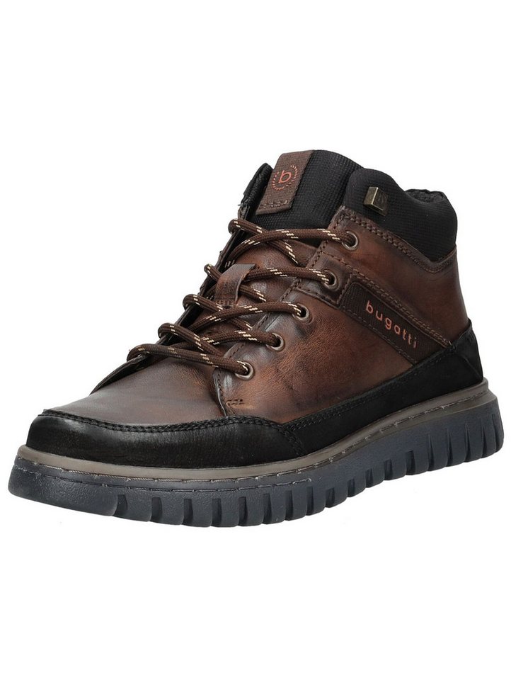 Bugatti Sneaker Leder Sneaker (braun/schwarz)