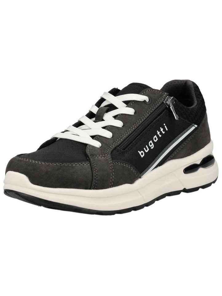 Bugatti Sneaker Lederimitat Sneaker (schwarz)
