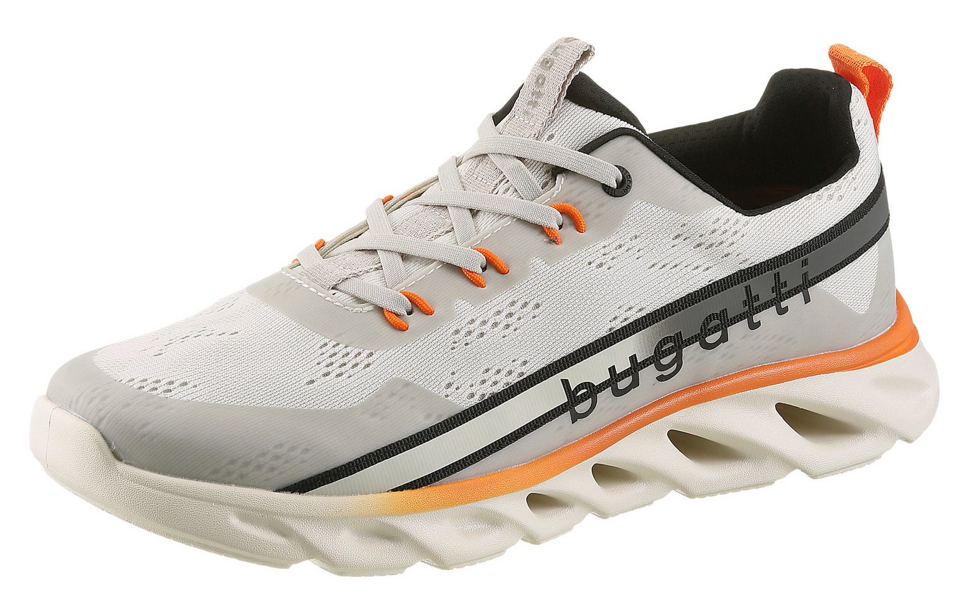 Bugatti Sneaker Runner Sneaker, Freizeitschuh, Slip-on Sneaker mit Elastiksenkeln