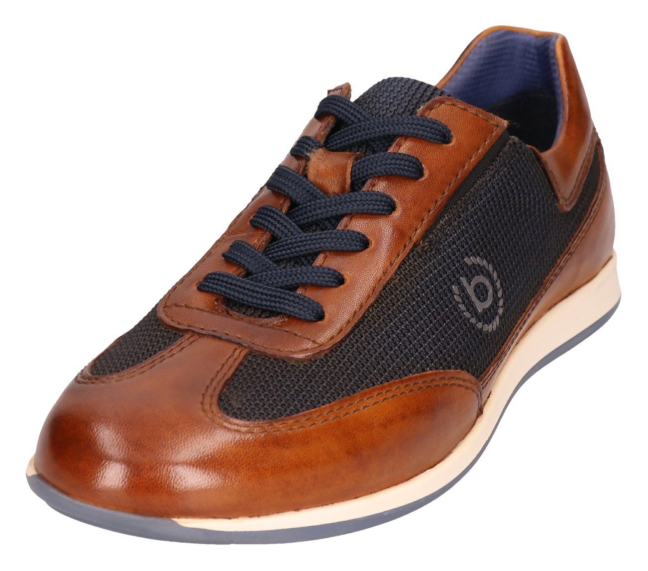 Bugatti Sneaker Schnürschuh, Freizeitschuh in Used Optik im Casual-Chic Design