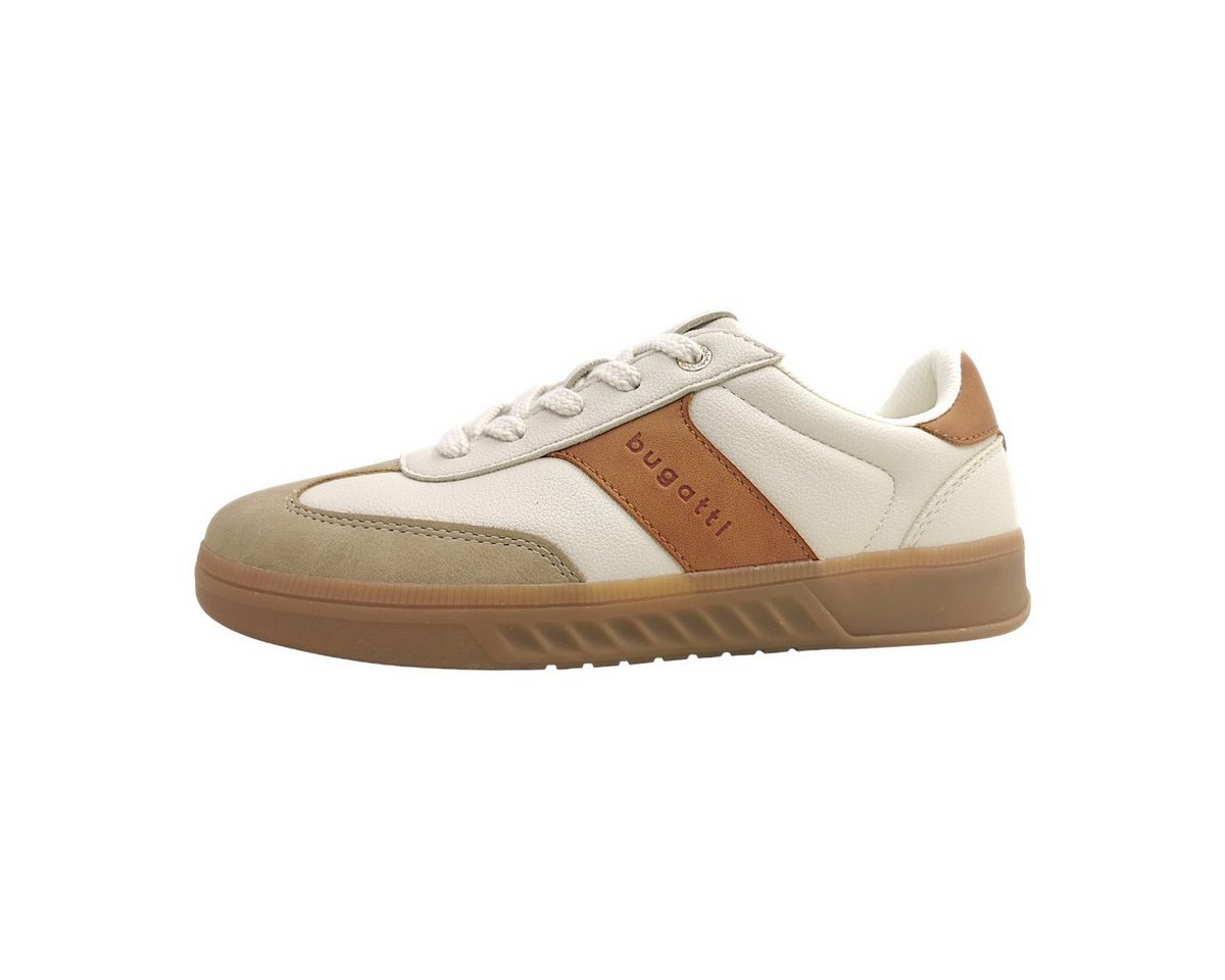 Bugatti sportlicher Schnürer Schnürschuh (beige)